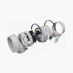 Inline Duct Fan, ABS Plastic - Imagen 2